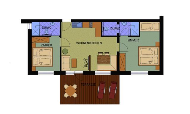 Aida Apart Nauders Habitación foto